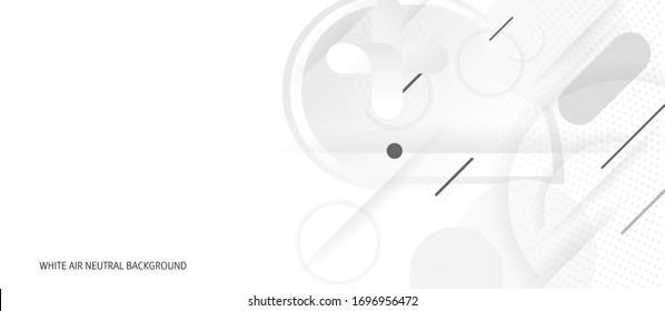 Fondo del vector pálido de la luz de fondo blanco abstracto. Arte geométrico abstracto y delicado matiz