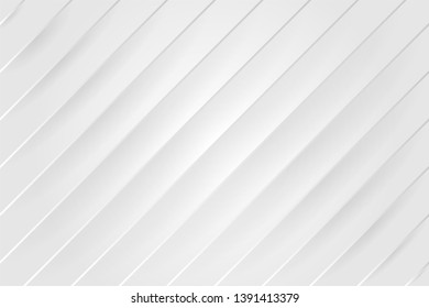 Abstract white background.stripe design.white and gray gradient color background.