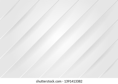Abstract white background.stripe design.white and gray gradient color background.