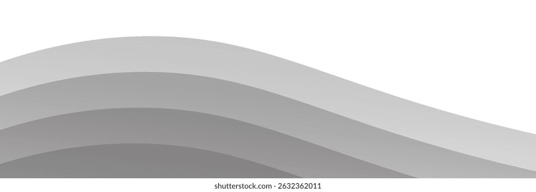 Abstract white banner background. Graphic design banner pattern background template with dynamic curve shapes