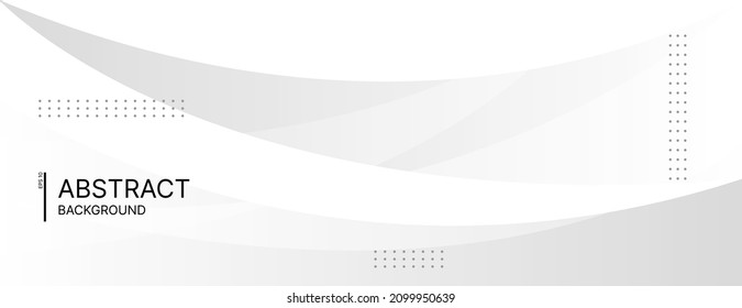 abstract white banner background.vector illustration
