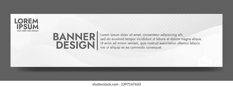 Abstract white banner color with a unique wavy design. It is ideal for creating eye catching headers, promotional banners, and graphic elements with a modern and dynamic look.