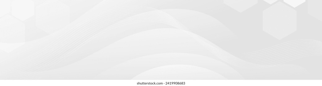 Abstract white banner color with a unique wavy design. It is ideal for creating eye catching headers, promotional banners, and graphic elements with a modern and dynamic look.