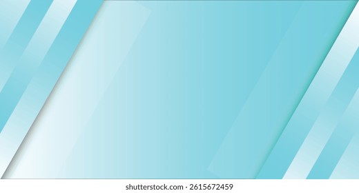 Abstract white banner design vector, dynamic sporty horizontal background template for media promotion or web banner