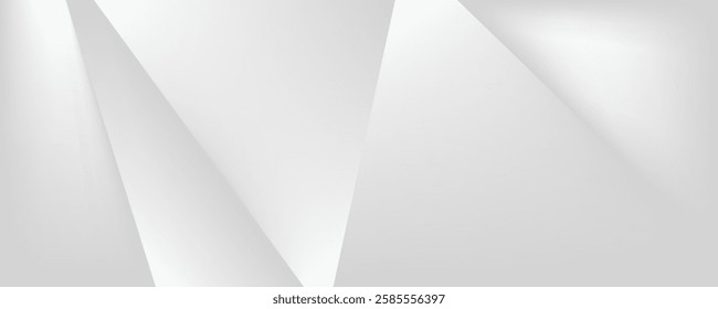 Abstract white banner template. EPS10