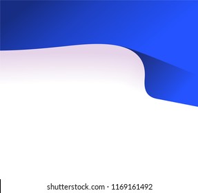 Abstract white base with blue shapes. Vector illustration.to be used for web design and invitationa card.Geometric background for web page.Grdient.Frame for business card.