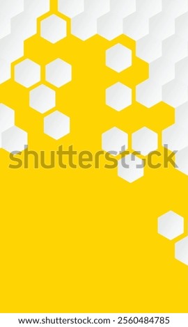 Abstract white beehive raster background plate icon. White Honeycomb bees hive cells pattern sign. Bee honey shapes vector icons for banner, card or wallpaper. Vertical background hexagon cell signs. 
