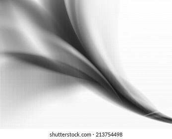 Abstract White Black Background