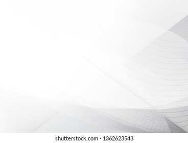 Abstract white black gray color lines background. corporate technology modern design. pattern geometric style. vector Illustration.