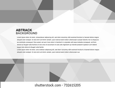 Abstract white black gray color lines background. corporate technology modern design. pattern geometric style on white and space for text. vector Illustration.
