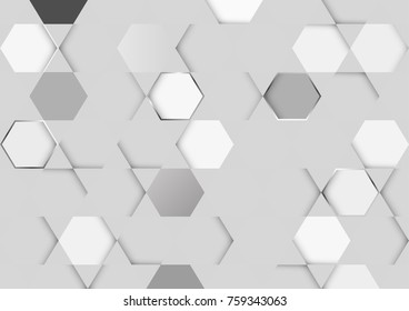 Abstract white black gray color lines background. corporate technology modern design. pattern geometric style. vector Illustration.