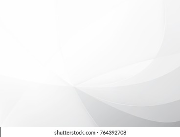 Abstract White Black Gray Color Lines Background. Corporate Technology Modern Design. Pattern Geometric Style. Vector Illustration.