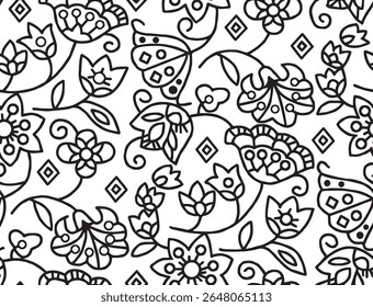 Abstract white and black   Texture Background Design