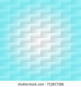 Abstract White Blocks and Halftone Background
