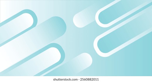 Abstract white and blue background. Minimal geometric white light background abstract design.