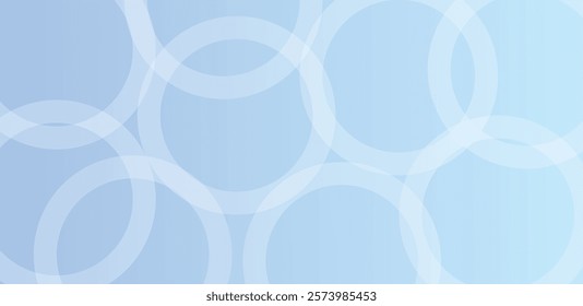 Abstract white and blue background. Minimal geometric white light background abstract design
