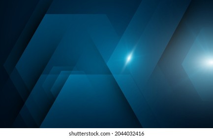Abstraktes weißes, blaues Hintergrundposter mit Dynamik. Technologienetzwerk, Vektorgrafik.