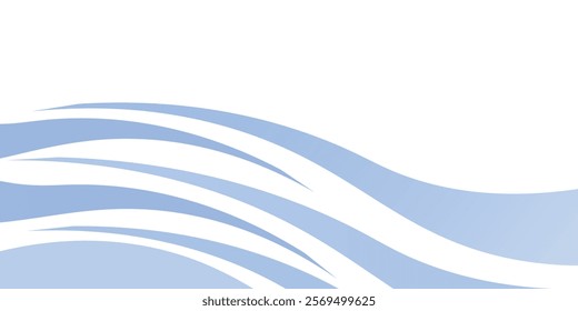 Abstract white blue background with wavy lines texture. great for wallpaper, banner. poster, website, cover, etc.