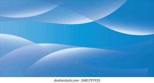 Abstractas fondo degradado de color blanco y azul. Ilustración vectorial.