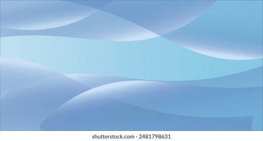 Abstract white and blue color gradient background. Vector illustration.