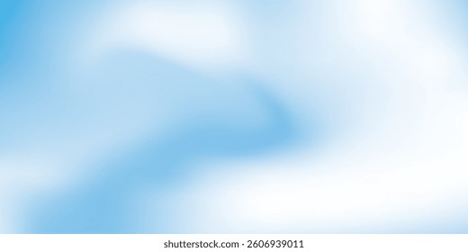 Abstract white and blue color gradient background. Vector illustration.