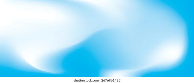 Fundo de gradiente de cor branco e azul abstrato. Ilustração vetorial.