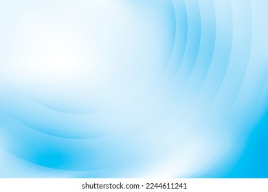 Abstract  white and blue color, modern design background with geometric round shape. Vector illustration.