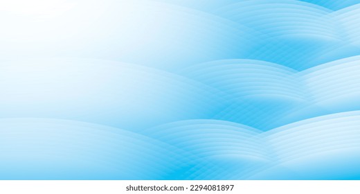 Abstract  white and blue color, modern design stripes background, wavy pattern. Vector illustration.