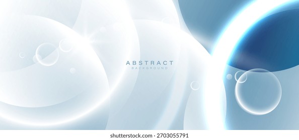Abstract white and blue digital dynamic wave background. Futuristic hi-technology concept. Business banners, flyers, and presentations. Vector illustration