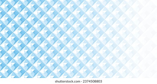 Abstract white and blue geometric background texture for brochure flyer banner template design