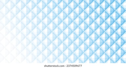 Abstract white and blue geometric background texture for brochure flyer banner template design