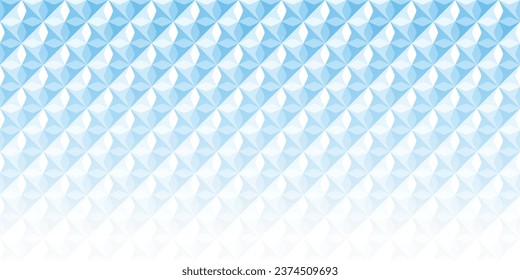 Abstract white and blue geometric background texture for brochure flyer banner template design
