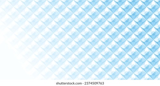 Abstract white and blue geometric background texture for brochure flyer banner template design
