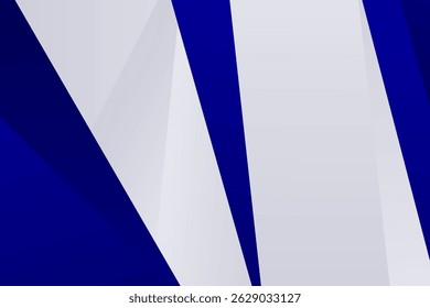 Abstractas fondo geométrico blanco y azul. Ilustración vectorial