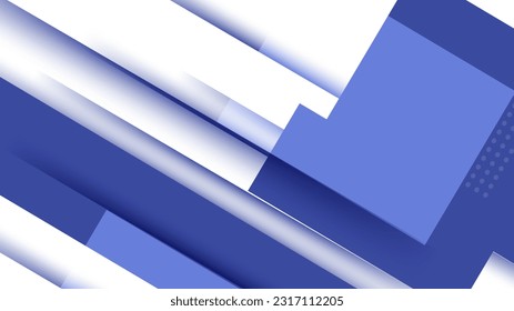 
Abstract white blue gradient squares and wave pattern of 3d background template