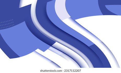 
Abstract white blue gradient squares and wave pattern of 3d background template