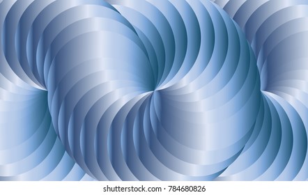 Abstract white and blue light background, swirls texture. Vector illustration.