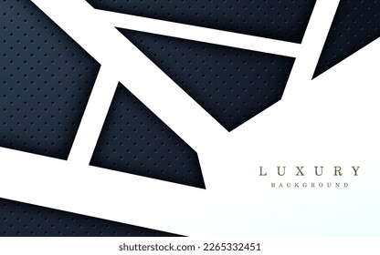 abstract white blue navy gradient  overlap layers with circle texture background. eps10 vector