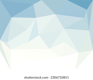 Abstrakte Vorlage für die Textur der weißen, blauen Polygon