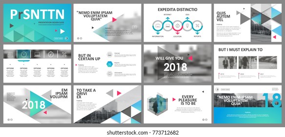 Abstract white, blue presentation slides. Modern brochure cover design. Fancy info banner frame. Creative infographic elements set. Urban city font. Vector title sheet model. Ad flyer style template
