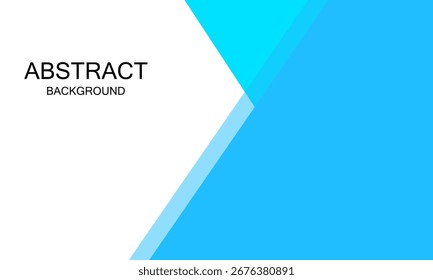 Abstract white blue shape combination background. Suitable for poster, card, banner, backdrop, brochure, cover, wallpaper, website. Vector design