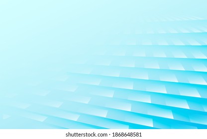 Abstract white and blue technology Hi-tech futuristic digital. High-speed movement. Perspective squares texture. Vector illustration