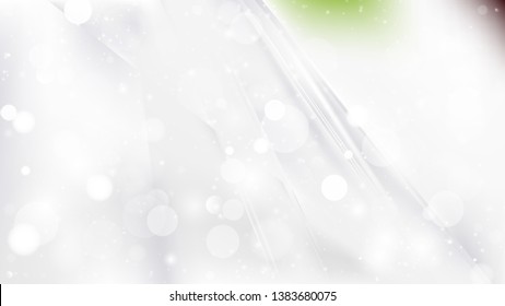 Abstract White Blur Lights Background Vector