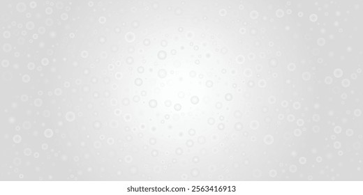 Abstract White bokeh background soft background. Blur shine silver and white color with bokeh and star glitter shine for christmas and happy new year. Celebration festival design concept. EPS Vector