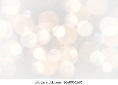 abstract white bokeh glowing lights background design