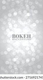 Fondo de efecto de luces bokeh blancas Abstractas
