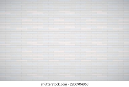 Abstract white brick wall texture for pattern background. wide panorama picture.