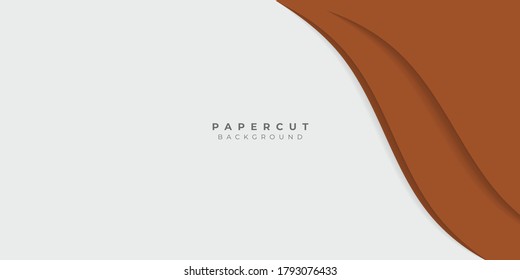 Abstract white and brown lines background. Vector illustration design for presentation, banner, cover, web, flyer, card, poster, game, texture, slide, magazine