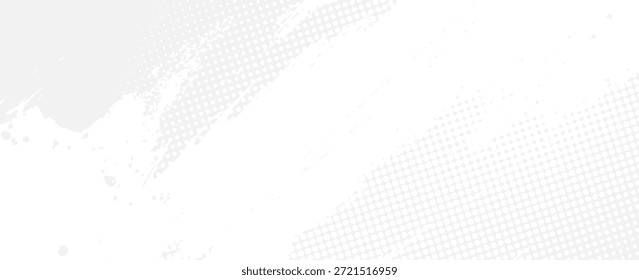 Abstrakter weißer Pinselstrichhintergrund mit weicher Maltextur und Kopienraum. Anzug für Banner, Web, Broschüre, Broschüre und Präsentation