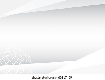 Abstract white business background template